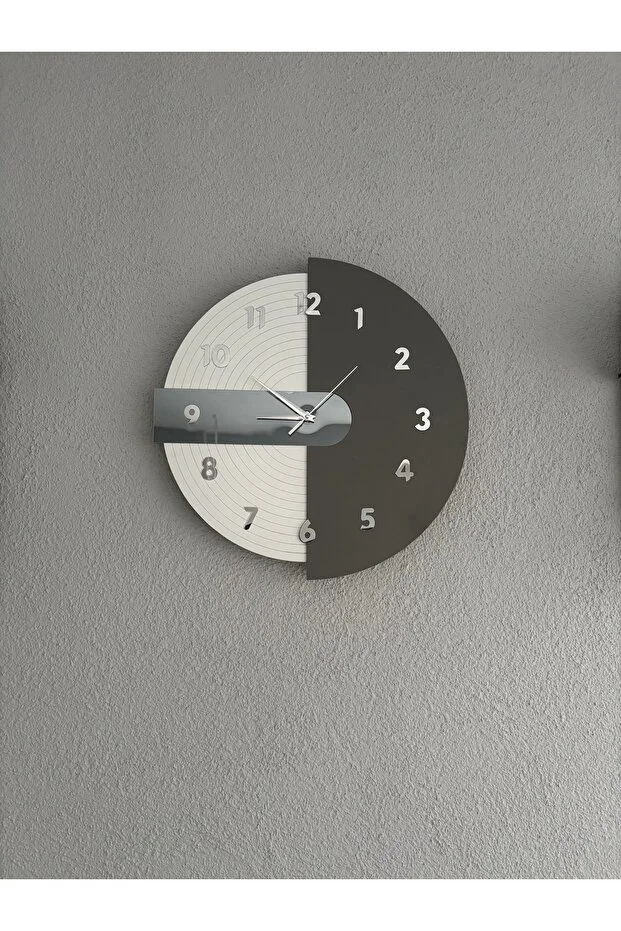 Bozcali 2 Duvar Saati, Rustik Duvar Saati,vintage Saat,ahşap Duvar Saat, Dekoratif Saat, Wall Clock